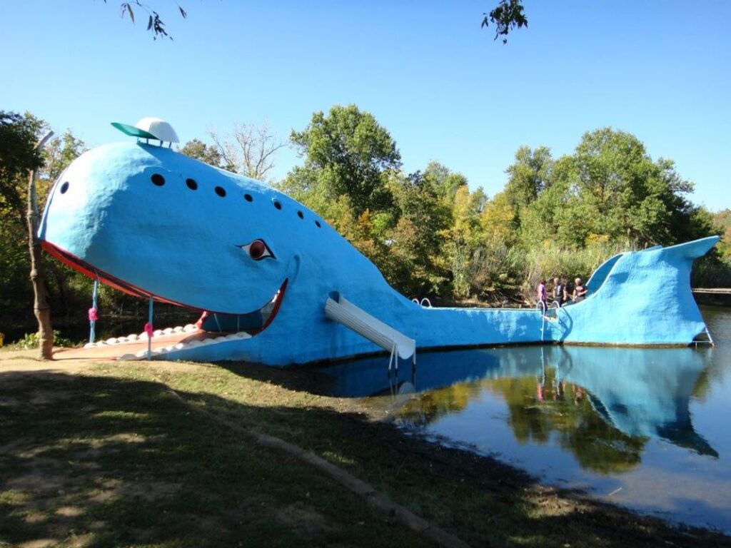 Family road trip ideas - Whale of Catoosa in Oklahoma