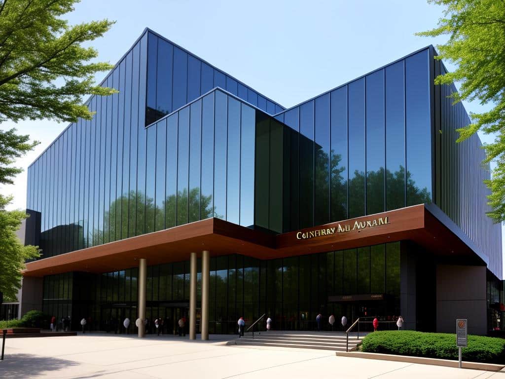 A photo of the Country Music Hall of Fame and Museum, showcasing its exterior and inviting entrance.