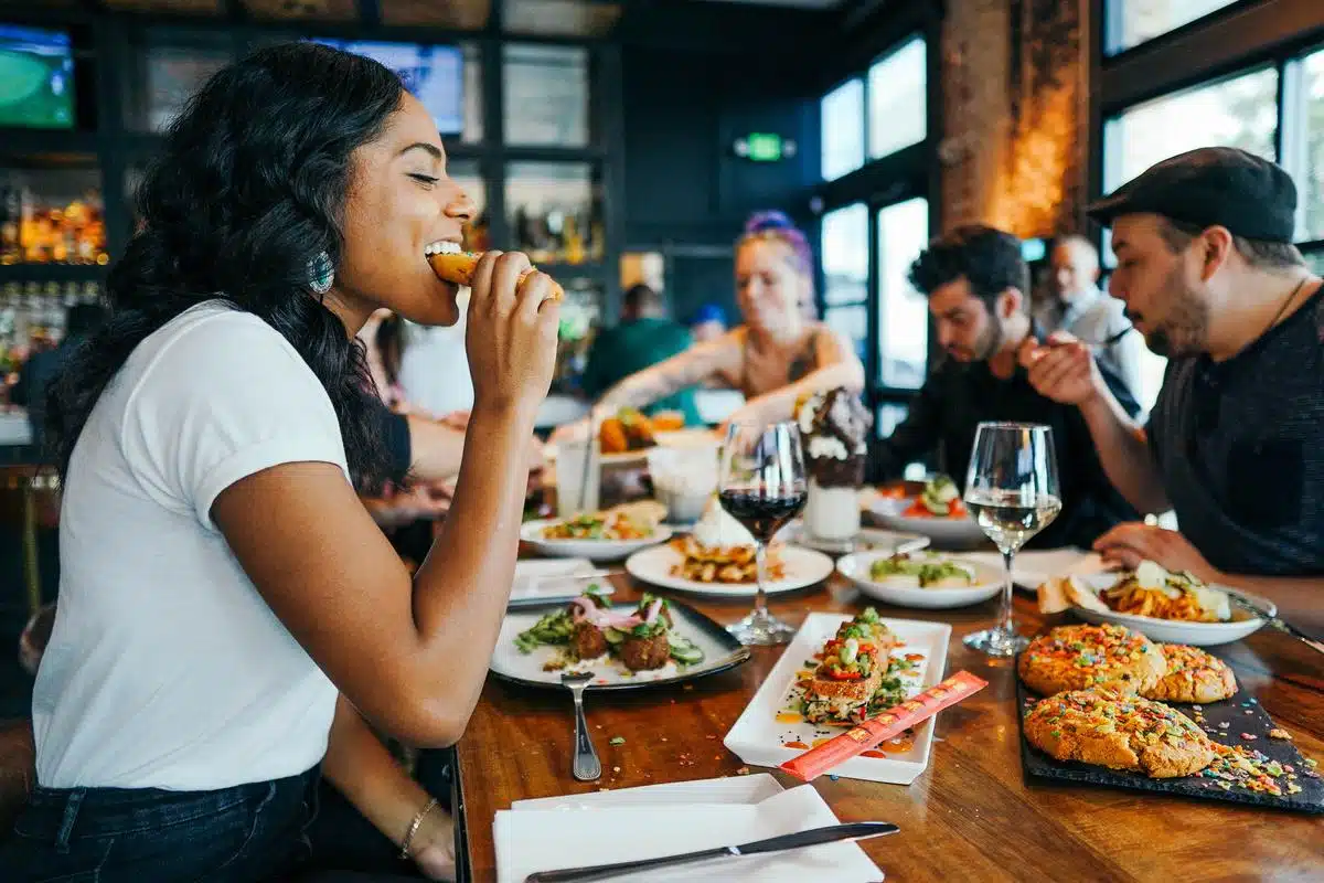 Image of a family enjoying a meal at one of the best family restaurants in New York City
